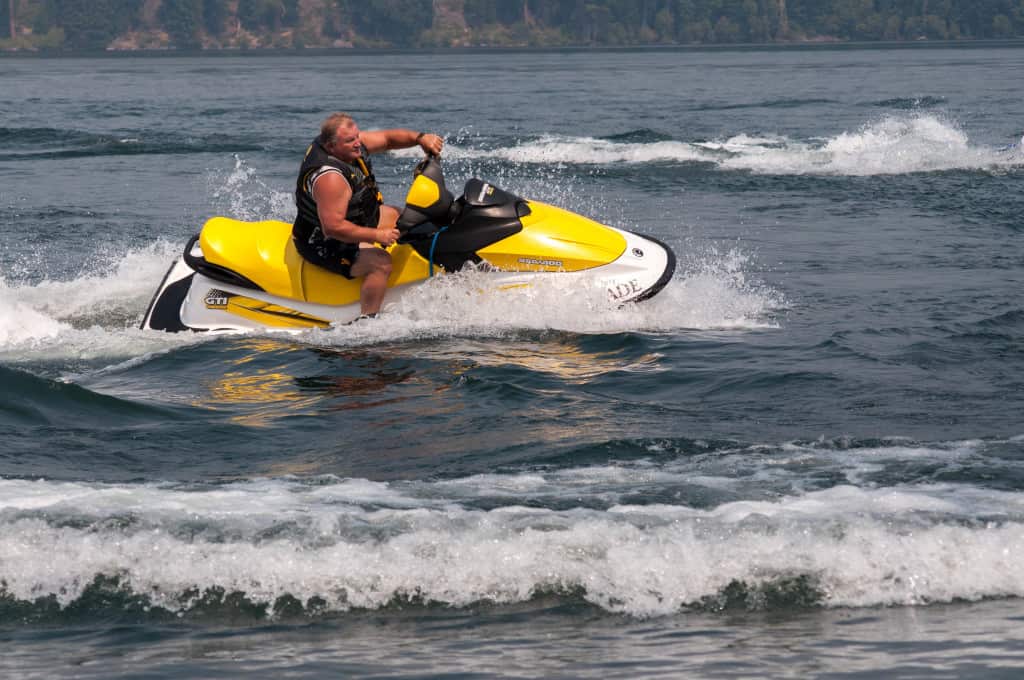 Jet Skiing PAGE-8789 Odell Lake Resort 8-24
